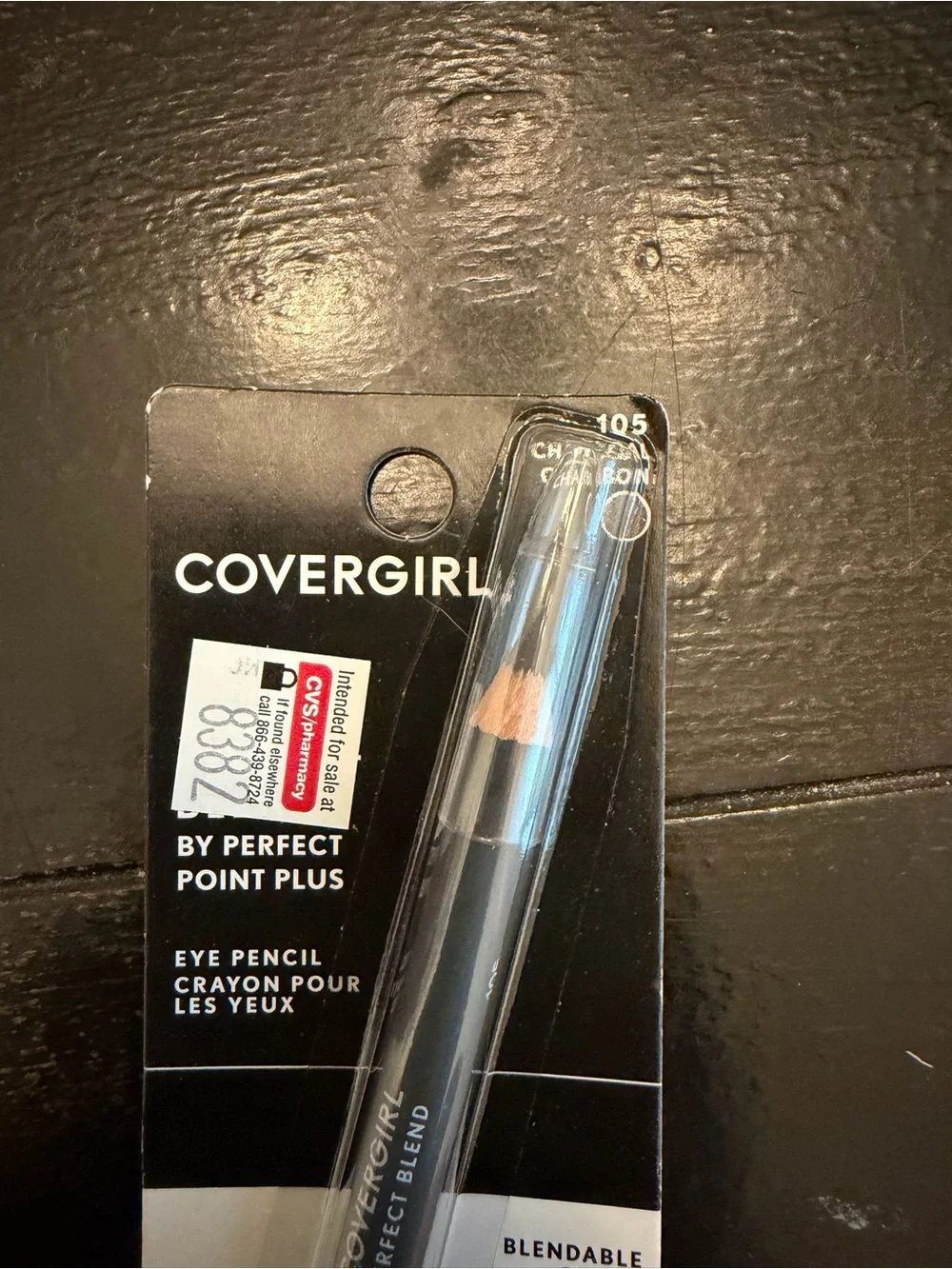 NWT COVERGIRL Perfect Blend Eye Pencil -Charcoal 105